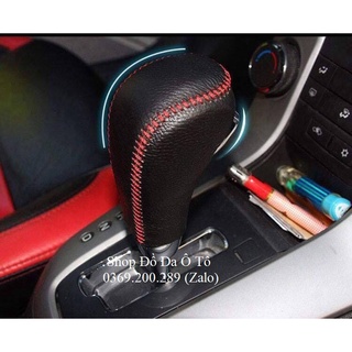 Bọc cần số & phanh tay các dòng xe ô tô Chevrolet bằng da thật khâu thủ công