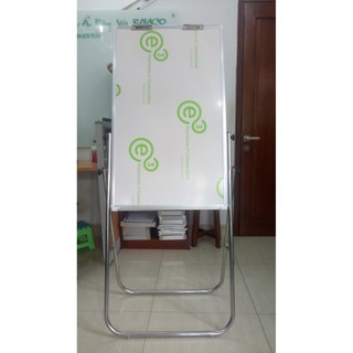Bảng flipchart viết bút lông từ Ceramic của Bỉ, chân inox(bavico)