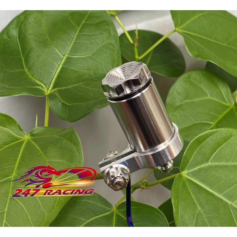 Bình Dầu tay thắng Salaya Thái INOX 304 tặng kèm Ốc bát kẽm Titan Ống Dầu gắn nhiều loại xe máy... INOX 304 100%