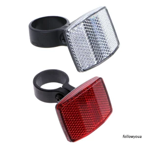 Đèn phản quang gắn tay lái phía trước/sau xe đạp cảnh báo an toàn tiện lợi