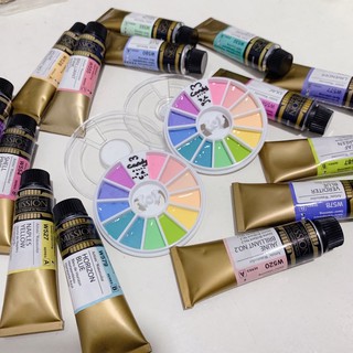 MIJELLO GOLD 🐻💕 Set 12 màu nước tông pastel bỏ túi