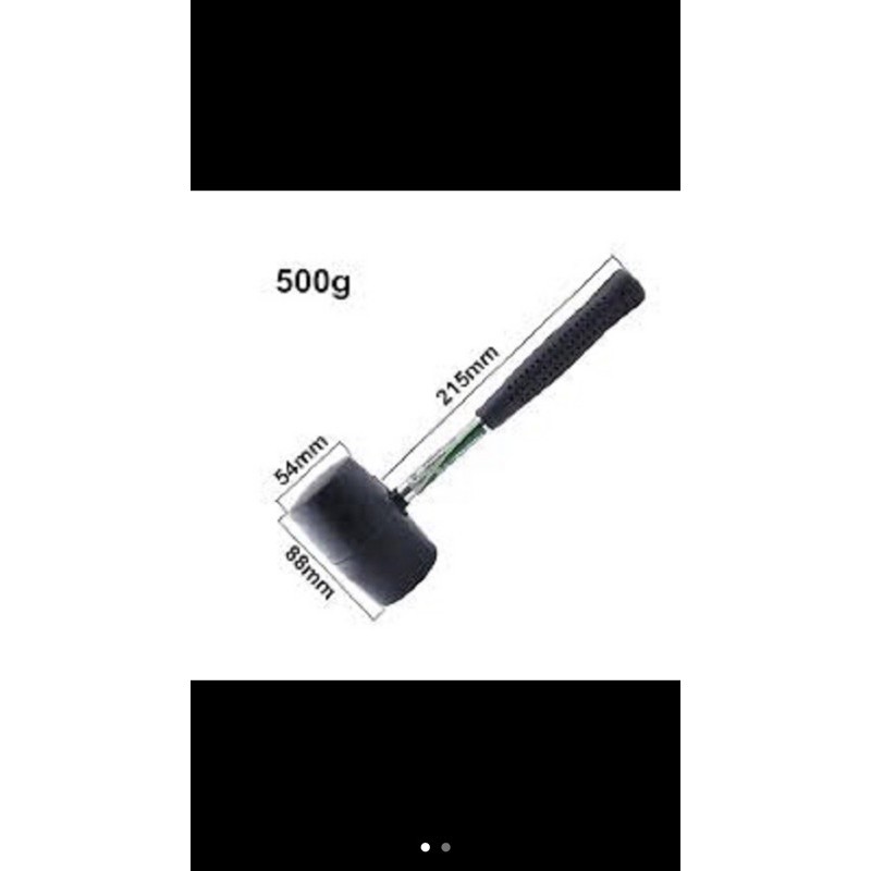 búa cao su cán sắt trung 0,5kg | Shopee Việt Nam