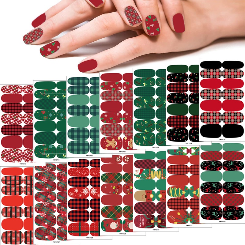 30 mẫu nail ý tưởng christmas decoration nails độc đáo cho mùa Giáng sinh