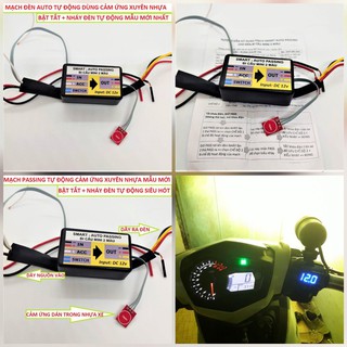 MẠCH PASSNG 3S CẢM ỨNG XUYÊN NHỰA TỰ ĐỘNG CHO ĐÈN TRỢ SÁNG ( BẢO HÀNH 12 THÁNG ) , ĐỒ CHƠI XE MÁY
