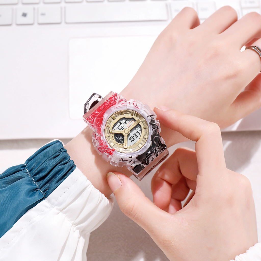 Đồng Hồ Điện Tử Đèn Led Casio Anime One Piece HT3 Cho Trẻ Em