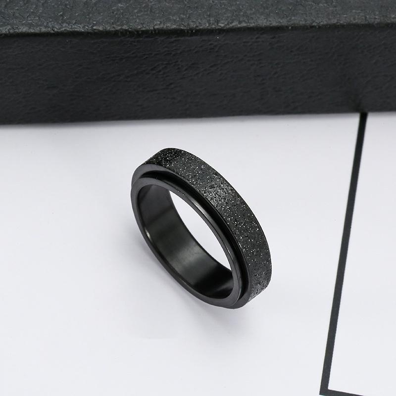 Nhẫn Nam Màu Bạc Đen Xích Ren Ring Đẹp Cao Cấp - Nhẫn Chất liệu Titan Không Gỉ - Ren Ring - Horizon