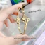 Vòng tay titan nữ không gỉ hình bướm phun cát lấp lánh thời trang sang trọng