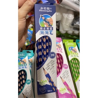 Bút chì định vị 2B kèm gọt học sinh (sỉ hộp 12cây x 24 hộp)