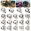 Phụ tùng thuyền JVSUB Rc Phụ kiện mô hình tàu chung đa năng Trục khớp nối Gimbal