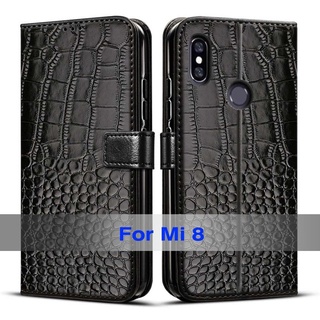 Ốp Lưng Điện Thoại Dạng Ví Da Lật Dành Cho Xiaomi Mi 8 Lite Xiaomi Mi 8 Mi8 Book Xiaomi Mi 8 Lite