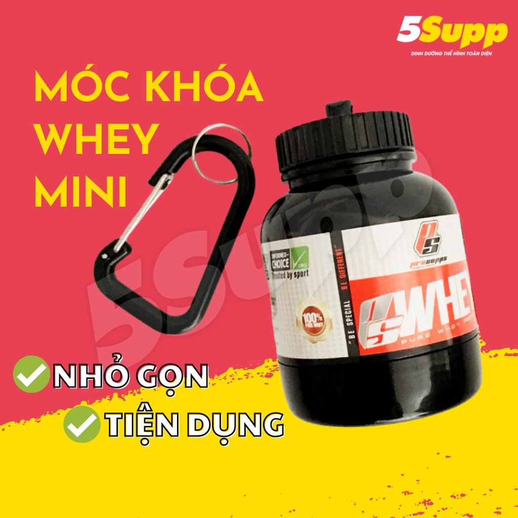 Móc khóa Whey Protein , hộp đựng bột whey mini dung tích 100ml | Shopee ...