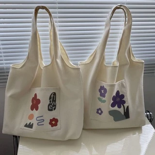 Túi Xách Nữ Vải Canvas Thời Trang Hàn Quốc Mới