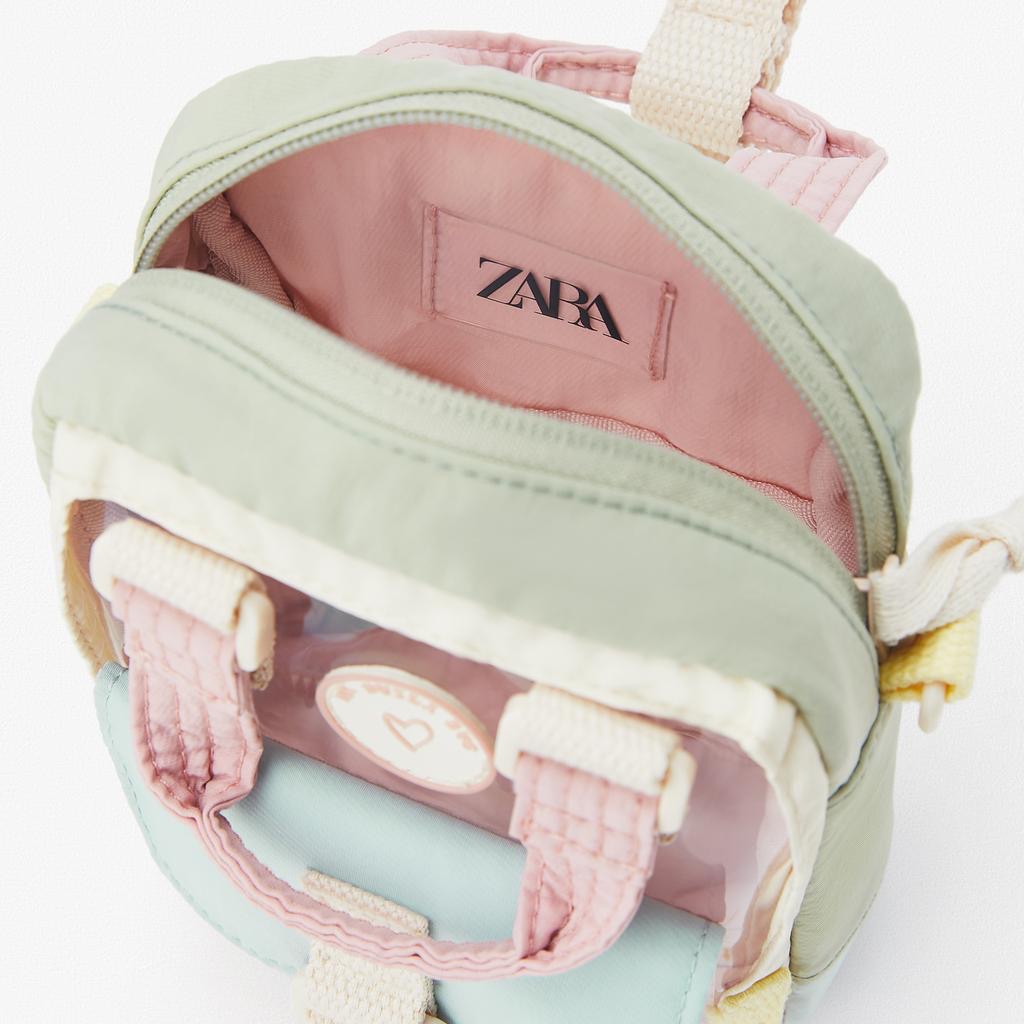 Zara Túi Đeo Chéo Nhỏ Xinh Phối Màu Cá Tính Thời Trang Cho Nữ