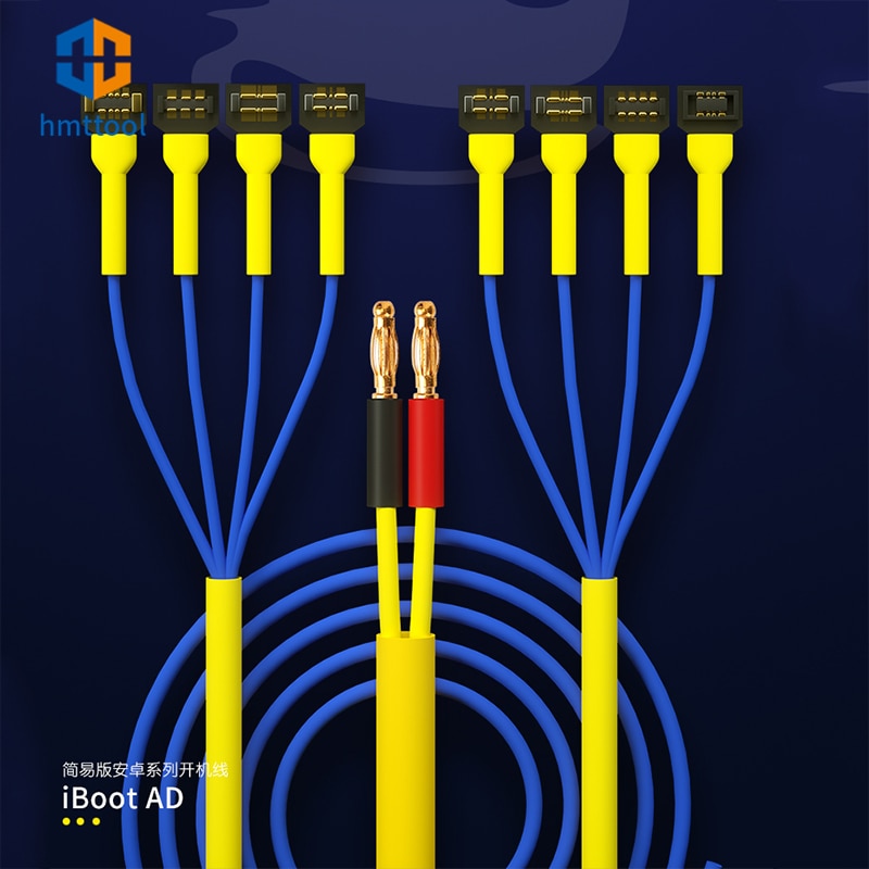 Mechanic IBOOT AD Android Dây khởi động đơn giản cho Xiaomi OPPO VIVO Meizu Samsung Huawei Boot Line Cáp kiểm tra cấp nguồn