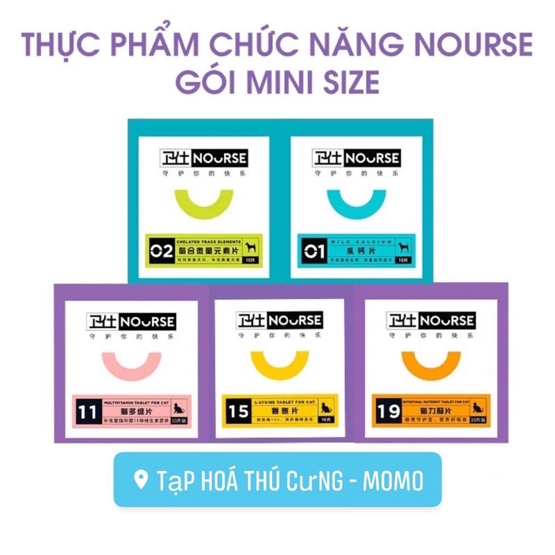 Vitamin tổng hợp NOURSE dành cho chó mèo | Shopee Việt Nam