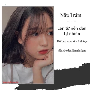Thuốc nhuộm tóc NÂU TRẦM 100ml màu nhuộm lên chuẩn tone