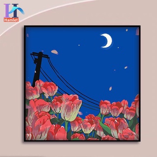 Bộ Tranh Sơn Dầu Acrylic Hamlet Tô Màu Theo Số Hình Hoa Tulip Làm Quà Tặng  Trang Trí Cỡ 20 * 20/30 * 30Cm | Shopee Việt Nam