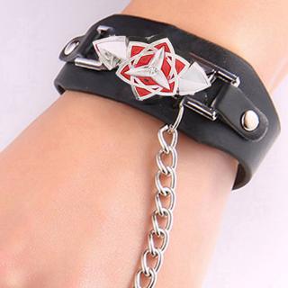 Hj7 Anime Naruto Shippuden Lá Làng Một Mảnh Tấn Công Titan BLEACH Black Butler FAIRY TAIL Logo Vòng Tay