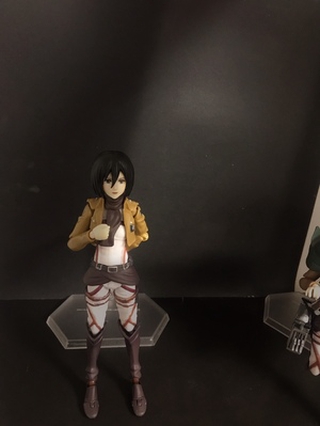Anime Tấn Công Titan Eren Jaeger Mikasa Levi Rivaille Ackerman Figma 203 207 213 PVC Nhân Vật Hành Động