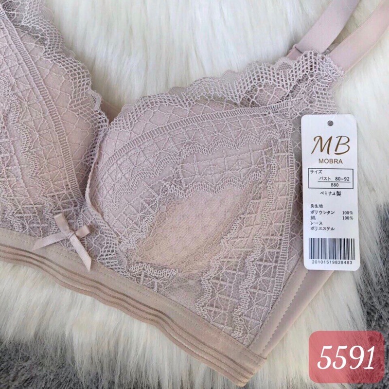 [CHÍNH HÃNG] [CAO CẤP] Áo lót ngực cao cấp mã 5591 không gọng, mút vừa của hãng đồ lót MB