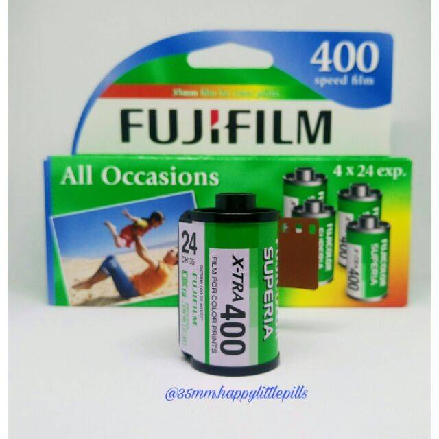 Fuji xtra 400 superia Professional 35-film, verlopen filmkavel met 3 films - België
