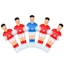 Foosball Player Bóng đá Foosball Nam Table Guys Table Football Machine Phụ kiện cho bàn Trò chơi bóng đá Giải trí