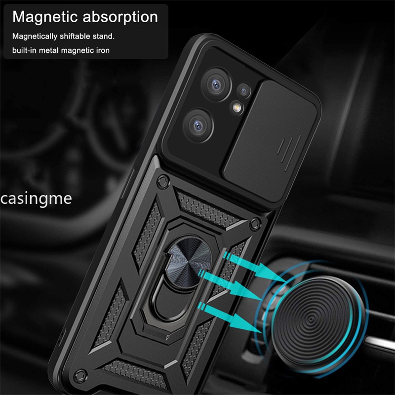 Ốp Điện Thoại Chống Sốc Có Giá Đỡ Từ Tính Cho OPPO Reno7 Z 5G Reno 7 Pro A77 A96 A76 A36 Z 4G 5G