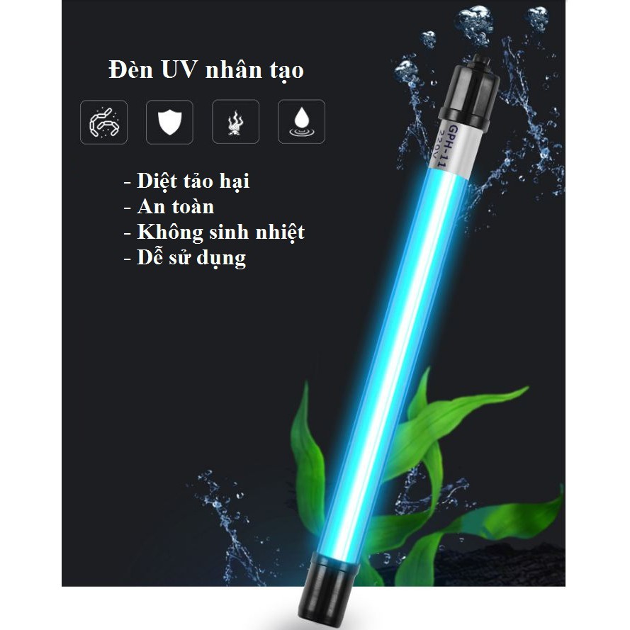 Đèn UV làm sạch nước loại bỏ rêu tảo cho hồ cá | Shopee Việt Nam