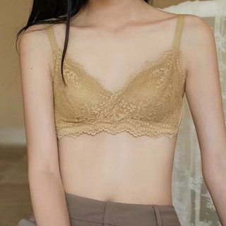 Áo ngực su Ren hoa không gọng mút mỏng Cao Cấp quyến rũ, nhẹ nhàng không gây bí bách khó chịu A-2004