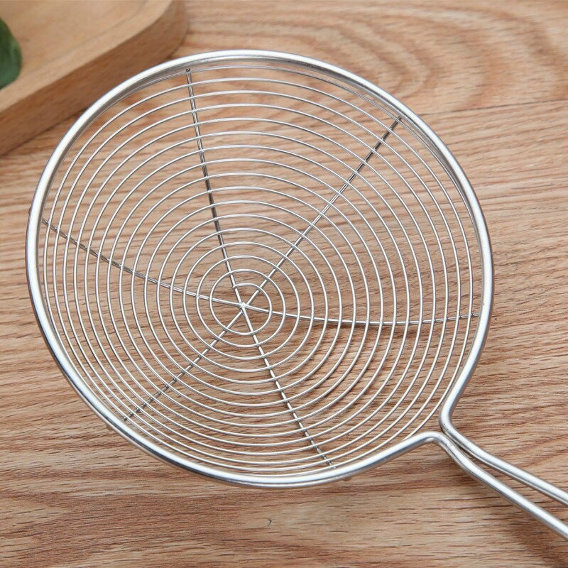 Vợt Lẩu, Rán Chiên, Chao Vòng Vớt Thức Ăn Bằng Inox Bền Đẹp loại nhiều cỡ aladanh-net-vn
