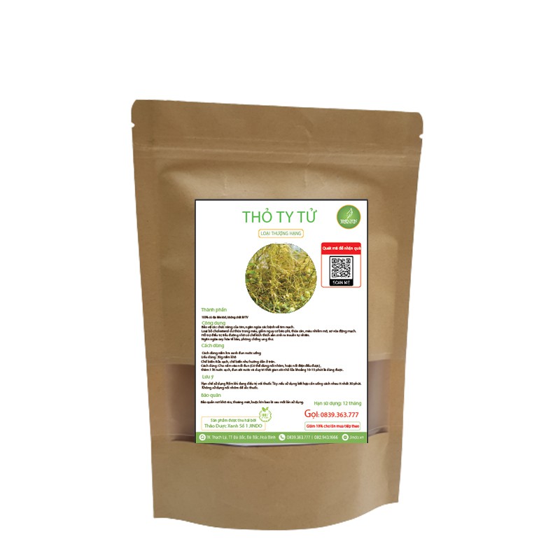 [Mã BMTTC60K giảm đến 60K đơn 50K] Thỏ ty tử khô thượng hạng JINDO 1kg