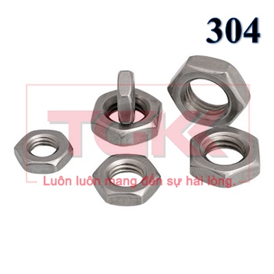 Đai ốc mỏng inox 304 (M2-M12) | Shopee Việt Nam