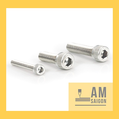 Ốc (Bulong) lục giác inox M2 (2mm) [DÙ - TRỤ - VÁT] - quy cách 1 gói 10 ...