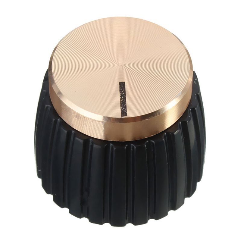 10x Guitar AMP Amplifier Núm Push-on Đen + Mũ vàng cho Bộ khuếch đại Marshall