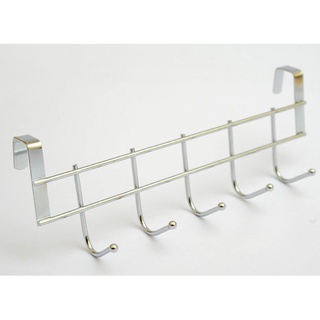 Giá treo đồ , móc inox treo đồ gắn sau tủ cánh cửa nhà tắm phòng bếp dán tường 1432