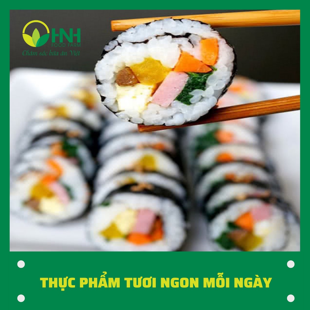 ChỈ Giao HÀ NỘi Kimbap Truyền Thống Ẩm Thực Nhật Hàn ChẾ BiẾn SẴn Hnh Food Farm Shopee 0507