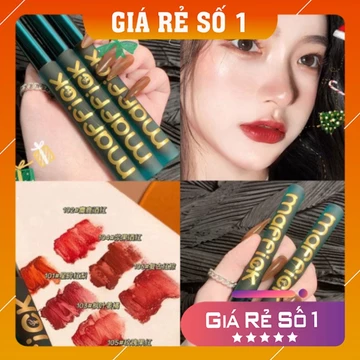 Son kem lì ❤️𝑭𝒓𝒆𝒆𝒔𝒉𝒊𝒑❤️ Son kem nhung lỳ MAFFICK vỏ xanh lá nội địa trung siêu hot 2022