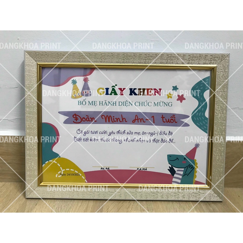 In thư khen, phiếu khen, giấy khen,chứng nhận cho học sinh tiểu học, mầm non SL ít, in SL nhiều liên hệ báo giá