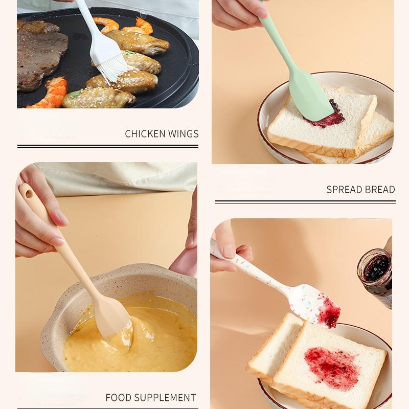 Cọ Silicone Cấp Thực Phẩm Phết Dầu Nướng BBQ Cỡ Nhỏ
