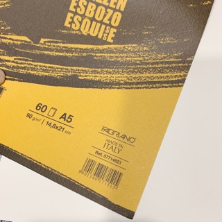 Sổ sketchbook FABRIANO per Artisti 90gsm dạng pad A5 và A4