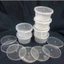Hủ nhựa làm bánh flan caramen, rau câu, sữa chua, đựng slime (hộp flan có nắp)