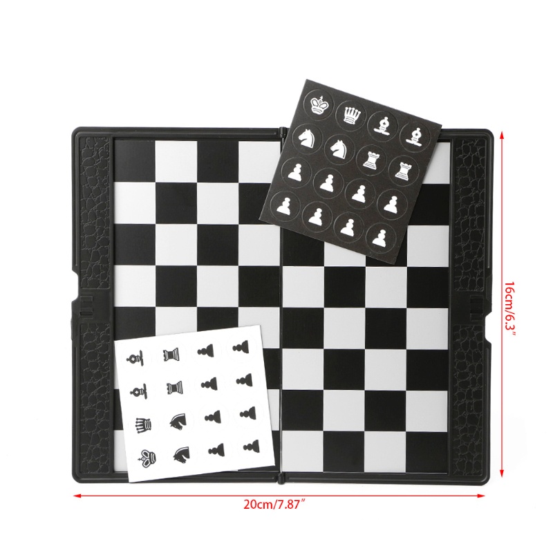 Ppy Pocket Gấp Từ Bộ Cờ Vua Quốc Tế Ban Checkers Máy Bay Du Lịch