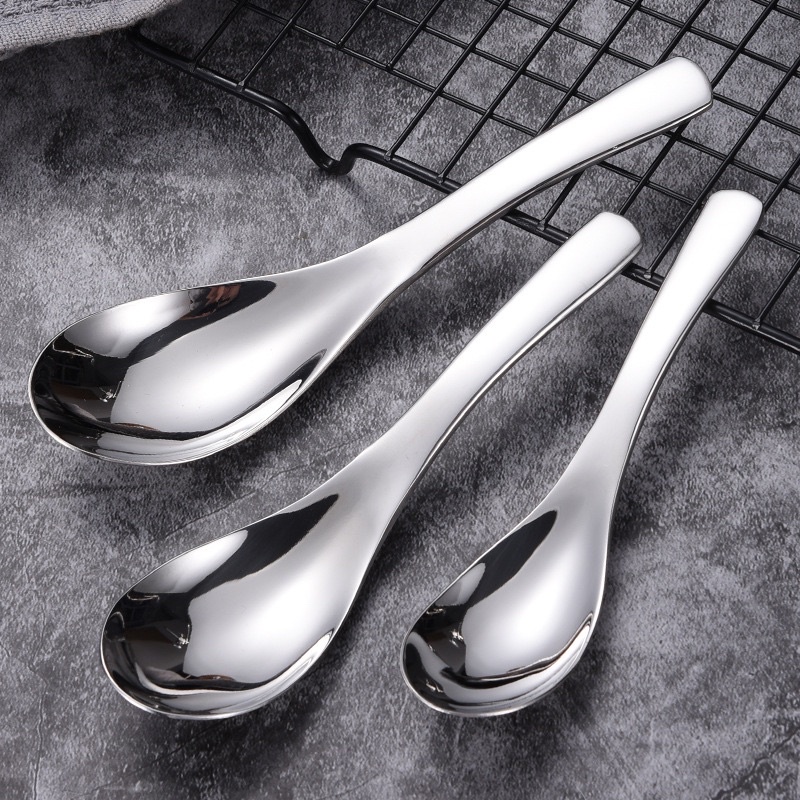 Muỗng thìa ăn phở súp inox 316 sáng bóng, cao cấp, sang trọng, tinh tế