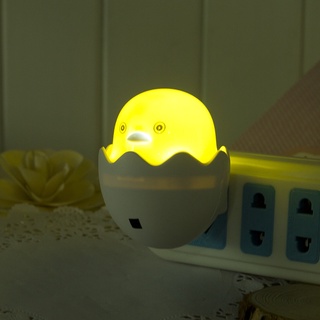 ( TẶNG SET 10 KHẨU TRANG) Đèn Ngủ Cắm Điện Mini Vỏ Trứng, Cảm Ứng Ánh Sáng Tự Động Ánh Sáng Dịu MEILI STORE