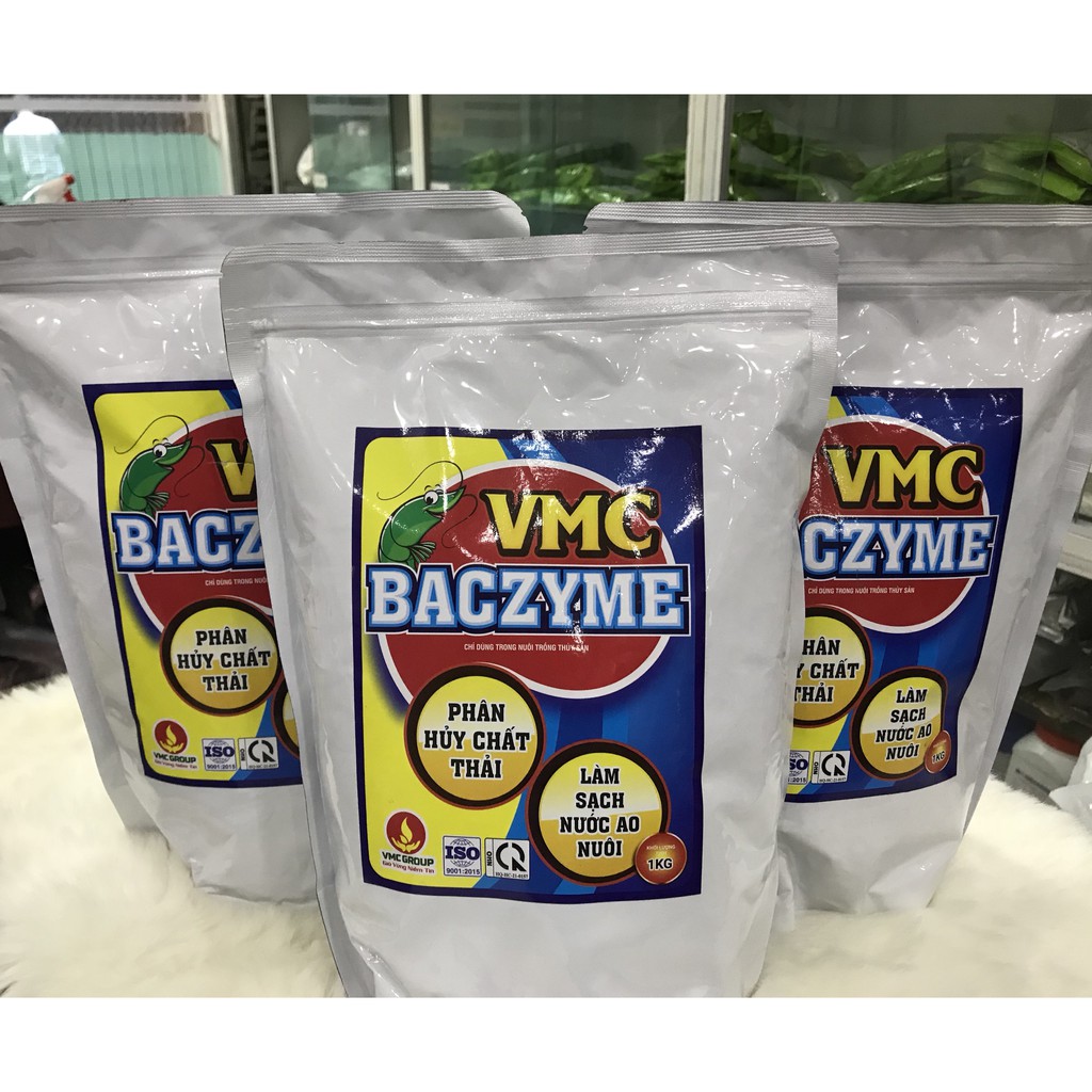 Làm sạch ao nuôi- VMC BACZYME- Phân hủy chất thải, làm sạch nước ao nuôi |  Shopee Việt Nam