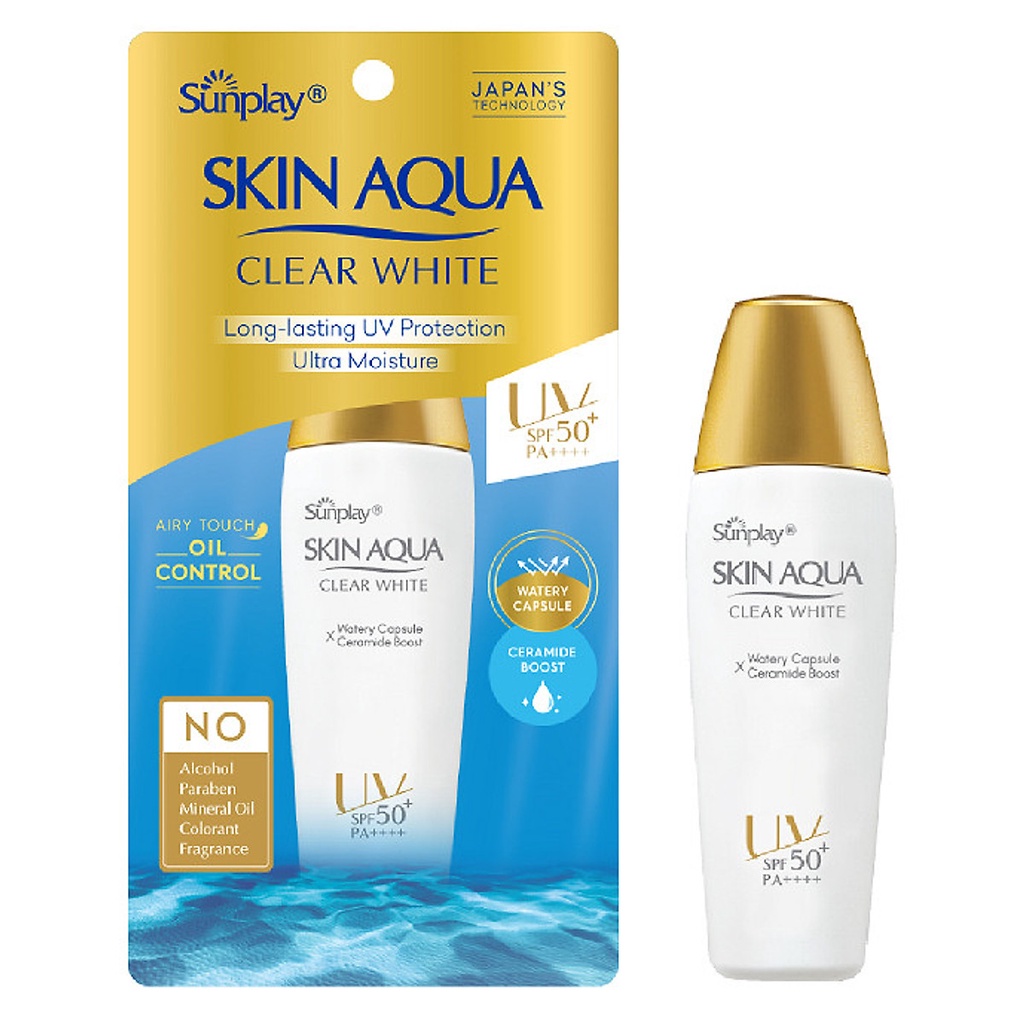 Mô tả Kem Chống Nắng Dưỡng Trắng Da Cho Da Dầu Sunplay Skin Aqua Clear White Spf50 55g - 1