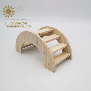[DELION] Hamster Accessorie Swing Seesaw Tổ nhỏ Gỗ nguyên khối Nhà nhỏ Tổ ngủ Đồ chơi gấu lụa vàng