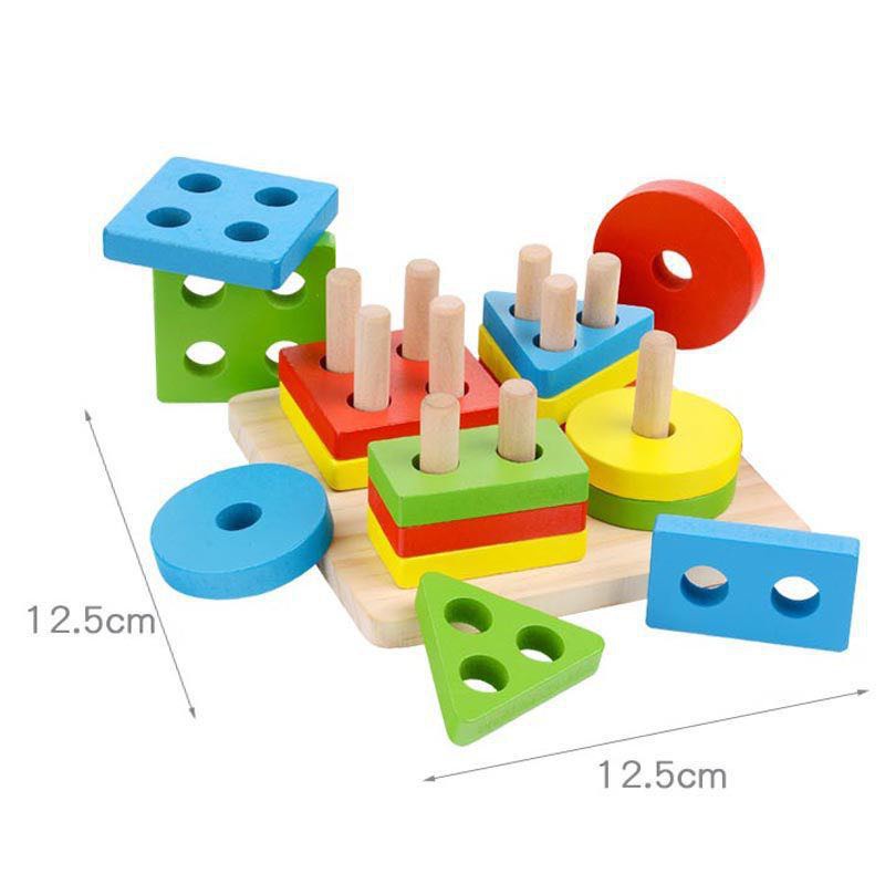 Combo Đồ chơi thông minh phát triển trí tuệ cho trẻ 2 3 4 5 6 tuổi, giáo cụ montessori