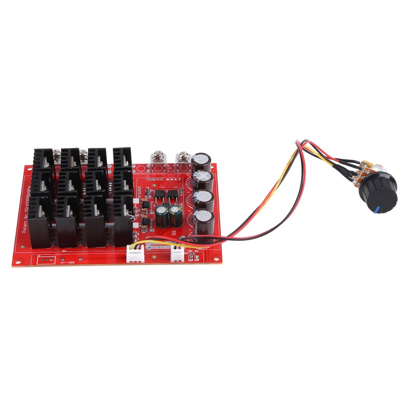 Yoo DC 10-50V 60A Điều khiển tốc độ động cơ Điều khiển PLC HHO RC 3000W MAX 12V 24V 48