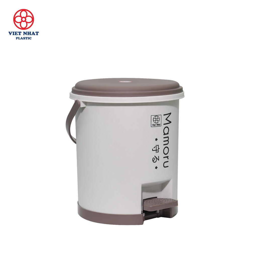 Thùng Rác Nắp Bật Tròn 10L 8023, Thùng Rác Nhựa Nắp Tròn Đạp Chân Thông ...